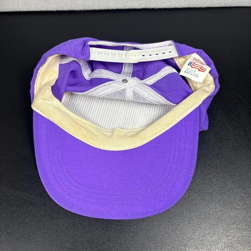 Vintage Nags Head NC Hat Cap Purple Souvenir North Carolina Outer Banks OBX